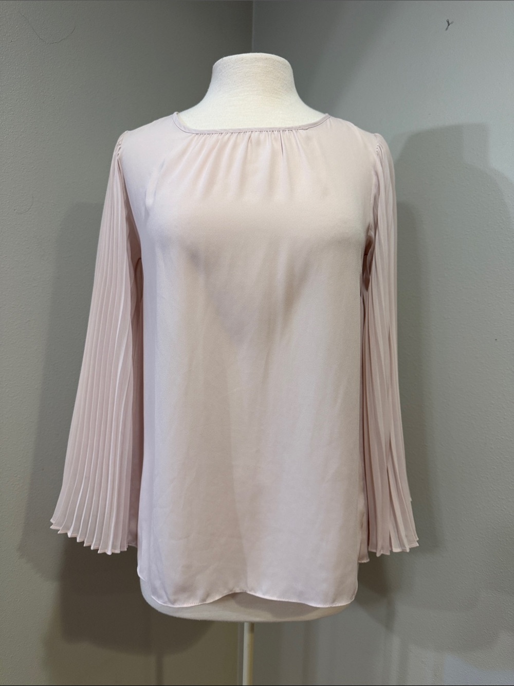 Vince Camuto Pleated Sleeve Blouse
